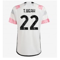 Camiseta Juventus Timothy Weah #22 Segunda Equipación Replica 2023-24 mangas cortas